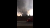 Graban Tornado y Nube de Lluvia Extraña en NUEVO LEON, HIDALGO