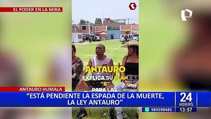 Antauro Humala no cree que anulen inscripción de su partido político: "No lo van a lograr"
