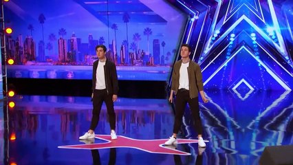 #AGT2017: Mirror Image: Spectacular Twin Brothers Dazzle The Judges