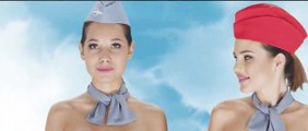 Campaña de aerolinea con azafatas desnudas es toda una sensacion