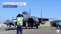 Corea del Sur responde con un simulacro de bombardeo al misil balístico norcoreano