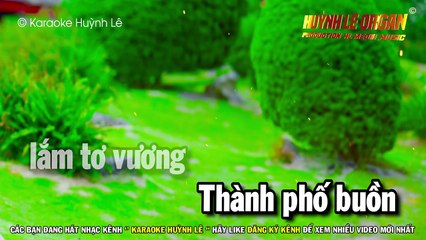 Liên Khúc Karaoke Nhạc Sống Trữ Tình Tone Nam | Con Đường Xưa Em Đi