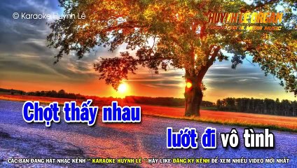 Thôi Lỡ Duyên Tình Karaoke Tone Nam Karaoke Nhạc Sống