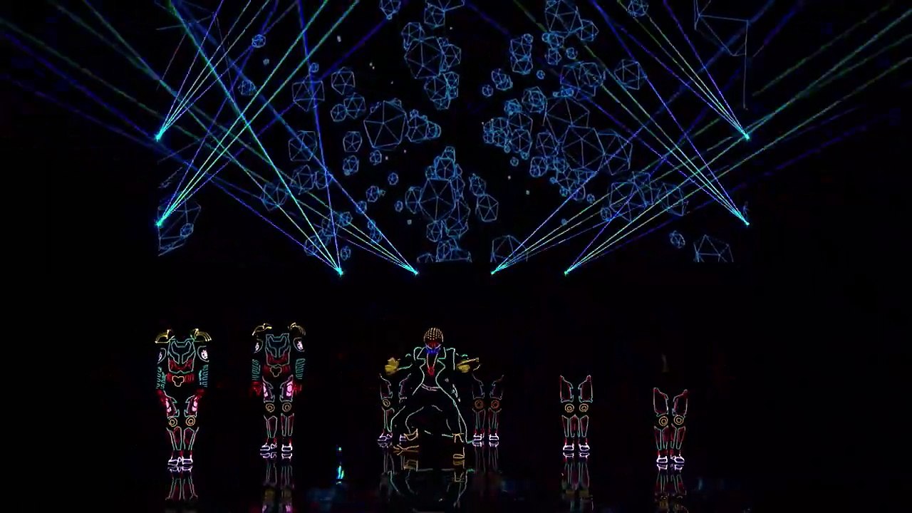 America's Got Talent 2017 Light Balance Dance Group Lights Up The