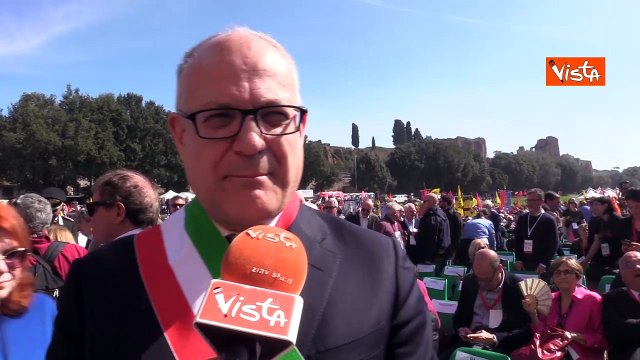 Manifestazione Libera contro le mafie, Gualtieri: La mafia c'? e va combattuta