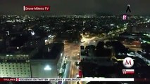 Vista desde drone en CdMx después del sismo