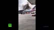 Cargo bursts into flames moment before it’s loaded on US jet at Hong Kong airport