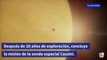 La sonda Cassini concluye su 'viaje suicida' en Saturno