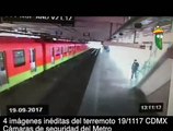 Videos inéditos de las cámaras de seguridad de Metro durante sismo