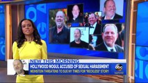 Harvey Weinstein accused of sexual harassment