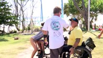Surfers at the Adaptive Surfing Championship in Byron Bay are hoping to be included in the Paralympic Games