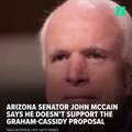 John McCain Doesn't Support The Latest Obamacare Repeal Bill