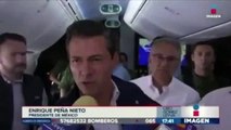 La nueva de #EPN: Estamos a 1 minuto de aterrizar, a menos como a 5 minutos