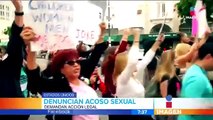 Marchan en Hollywood contra acoso sexual