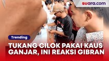 Reaksi Gibran Saat Ketemu Tukang Cilok Pakai Baju Ganjar, Netizen: Borong Sekalian Suaranya