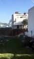 Vecino captó el momento del derrumbe en Monterrey
