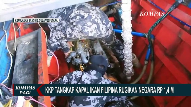 KKP Tangkap Kapal Ikan Asal Filipina, Rugikan Negara Rp 1,4 M