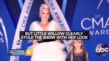Pink Wins The 2017 CMAs Red Carpet With Her Daughter Willow