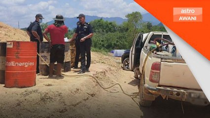 1,300 liter diesel disita KPDN di kawasan kebun