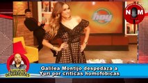 Galilea Montijo despedaza a Yuri por críticas homofóbicas