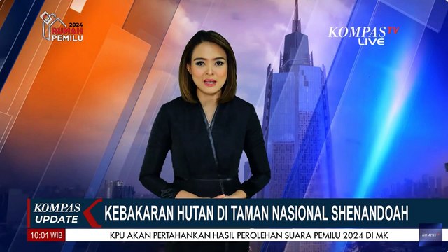 Kebakaran Hutan di Taman Nasional Shenandoah, Amerika Serikat