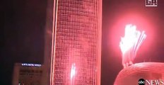 Fuegos artificiales en Tokio para dar la bienvenida al 2018