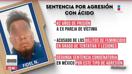Dan 42 años de prisión al hombre que le arrojó ácido a Esmeralda Millán en Puebla