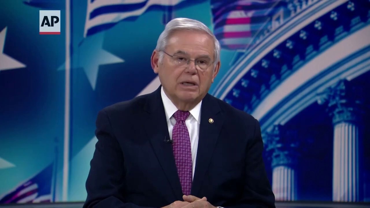 New Jersey Sen. Bob Menendez says he won't run in Democratic primary