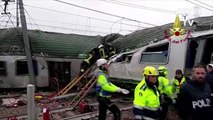 3 muertos y docenas de heridos tras descarrilamiento de tren cerca de Milan