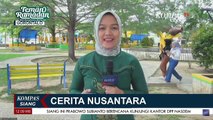 Akses Jalan Mobil Ditutup, Pasien Puskesmas di Kota Gorontalo Ditandu Menuju Ambulans