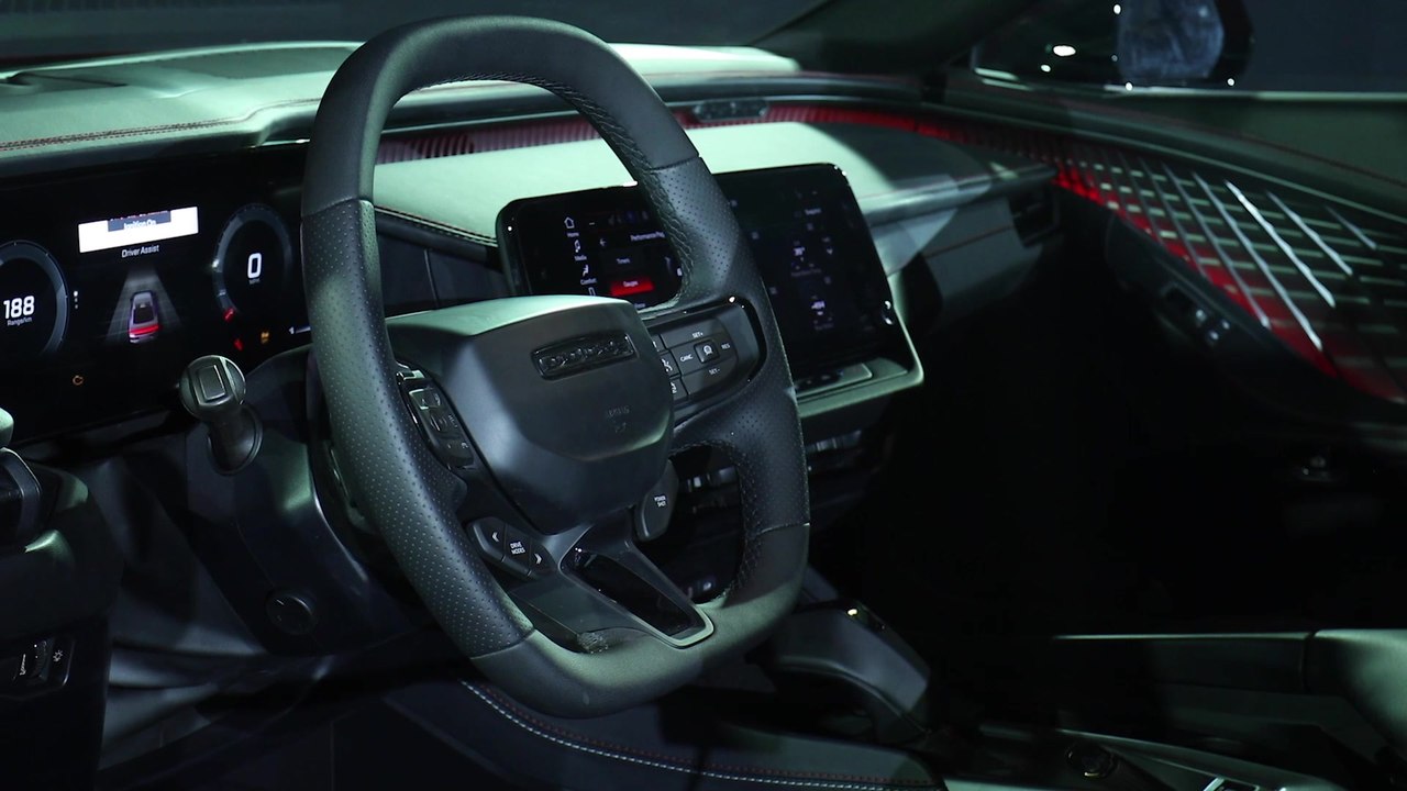 2024 Dodge Charger Daytona Scat Pack Interior Design in Studio