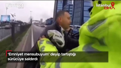 Şişli'de korna çaldın saldırısı! O anlar kamerada