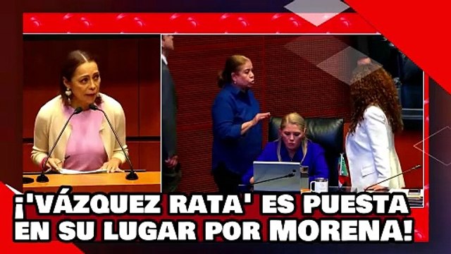 ¡VEAN! ¡’Vázquez Rata’ es puesta en su lugar por morena por atacar a AMLO con montajes y mentiras!