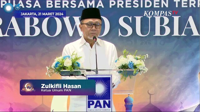 Zulhas Beber Kader PAN Tak Percaya Prabowo Menang Pilpres: Sujud Syukur Semua, Dahulu