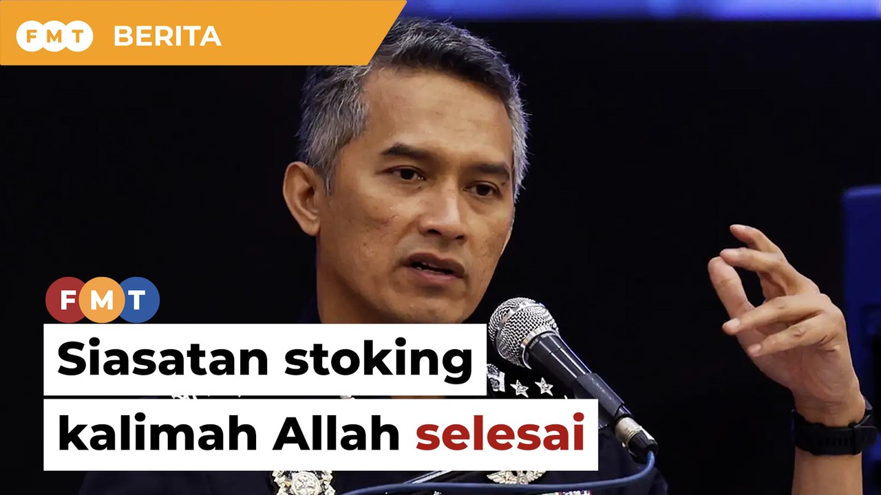 Siasatan isu stoking kalimah Allah selesai, kata polis