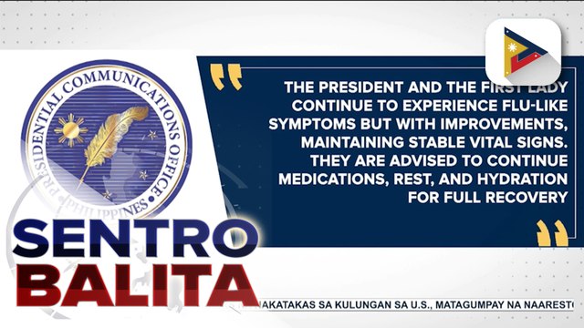 Kalagayan nina PBBM at First Lady Liza Marcos, patuloy na bumubuti ayon sa PCO