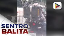 May-ari at driver  ng motorsiklo na bumutas sa gulong ng isang delivery van, ipinatatawag ng LTO