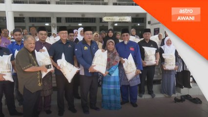 Sultan Ibrahim kurnia 25,000 kampit beras kepada asnaf di Kuala Lumpur