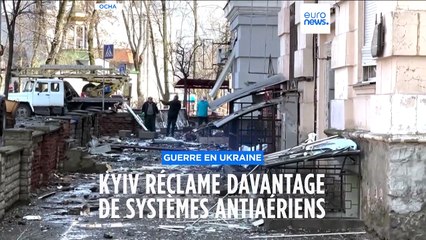 Face à la répétition des attaques aériennes russes, Kyiv demande davantage de systèmes de défense