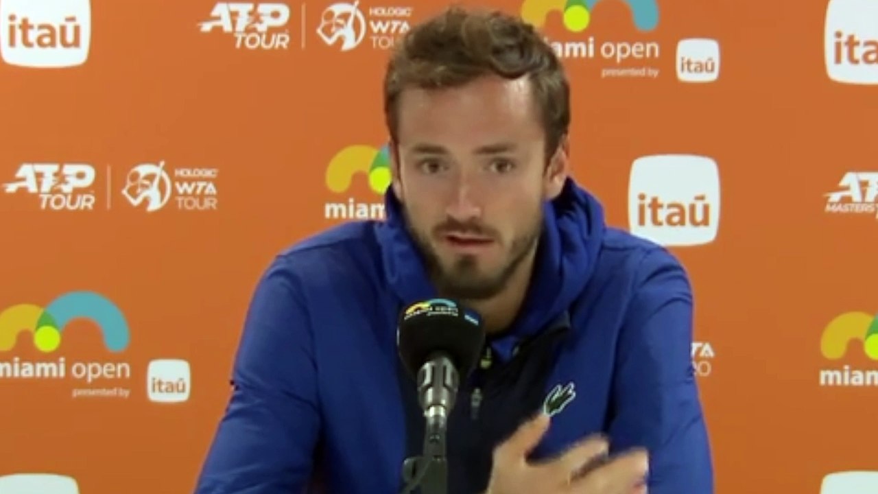 ATP - Miami 2024 - Daniil Medvedev ne pense pas qu'au tennis : "Je sais tous les sacrifices de ma femme Daria pour éléver notre fille Alisa sur la route du circuit"