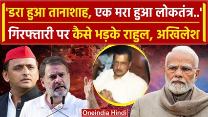 Download Video: Arvind Kejriwal Arrested: Akhilesh Yadav और Rahul Gandhi कैसे भड़के? | AAP | ED | वनइंडिया हिंदी