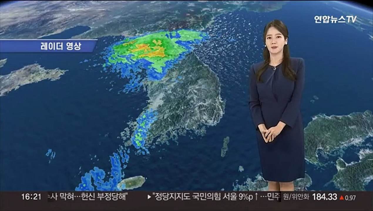 [날씨] 퇴근길 곳곳 비, 점차 전국 확대…밤사이 중부 호우