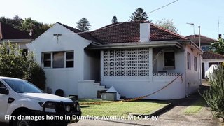 House fire on Dumfries Avenue │ March 22, 2024 │ Illawarra Mercury