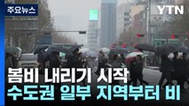 [날씨] 전국에 봄비...밤사이 황사 섞인 흙비 가능성↑ / YTN