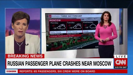 Russian passenger plane crashes outside Moscow