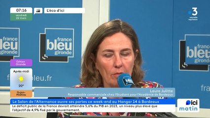 Laure Julitte, responsable commerciale chez l'Etudiant pour l'Académie de Bordeaux