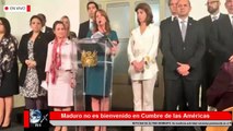 Maduro no es bienvenido en Cumbre de las Américas