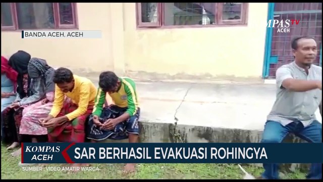 Satu Kapal Pengangkut Etnis Rohingya Terbalik di Perairan Barat Meulaboh