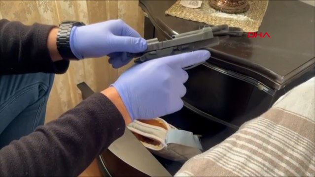 Tekirdağ'da sikke ve tabanca ele geçirildi