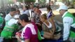 Mujeres sufren golpe de calor por esperar “Salario rosa” de $300 pesos en Chiapas